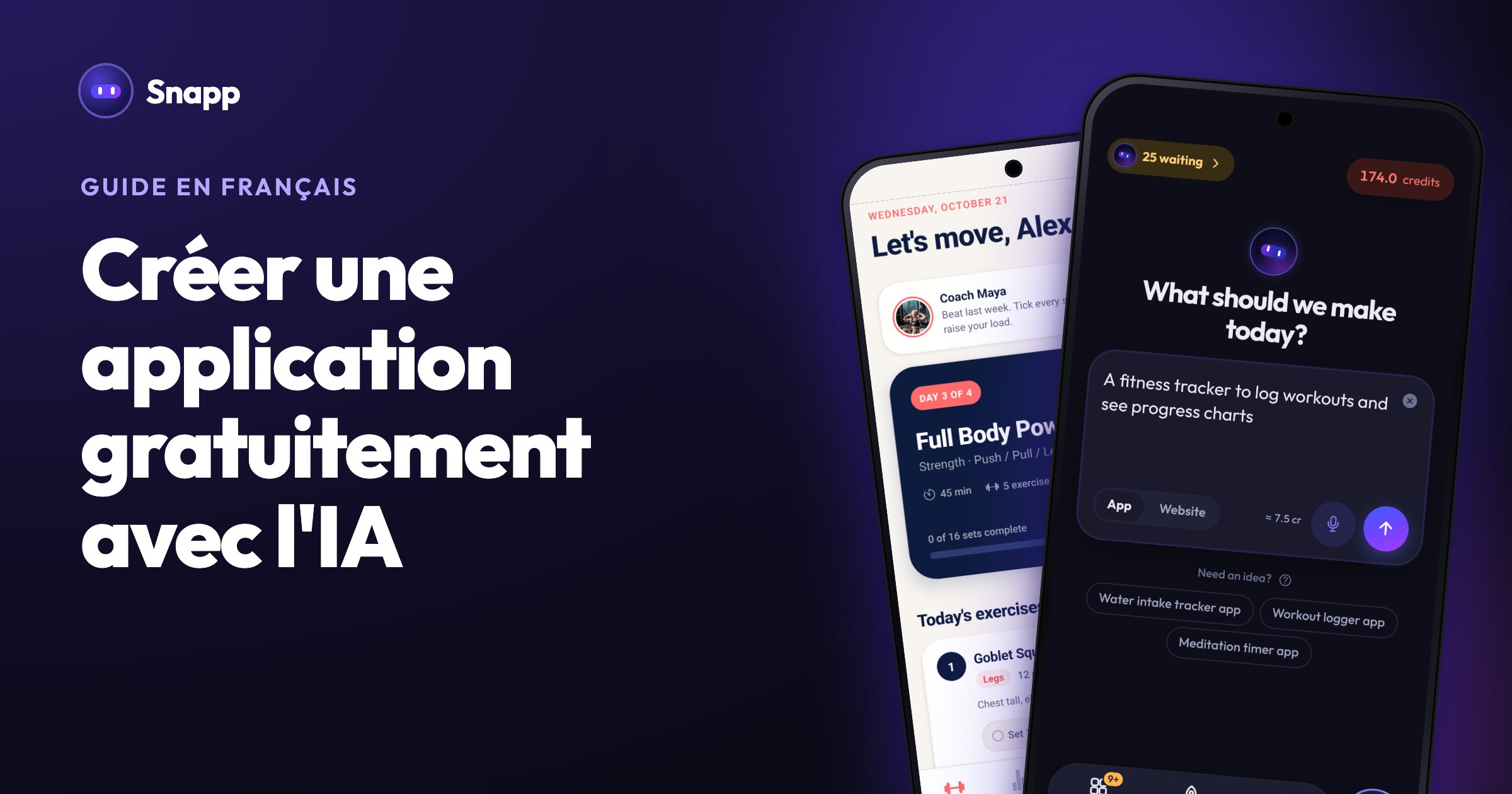 Créer une application gratuitement avec l'IA, en français et sans coder