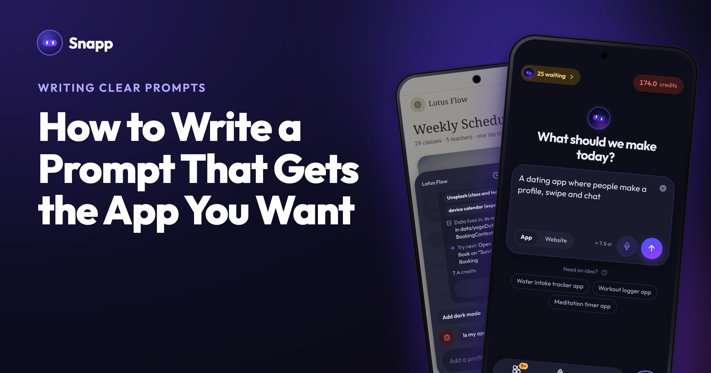 How to Write a Prompt That Gets the App You Want