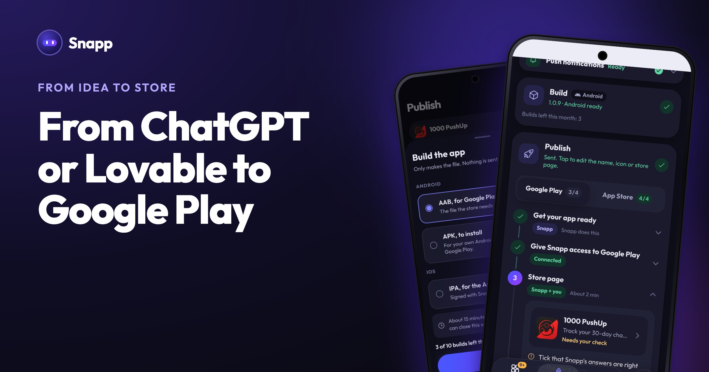 You built an app with ChatGPT or Lovable. Here's how to get it on Google Play